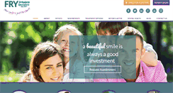 Desktop Screenshot of fryorthodontics.com