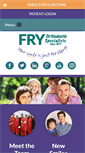 Mobile Screenshot of fryorthodontics.com